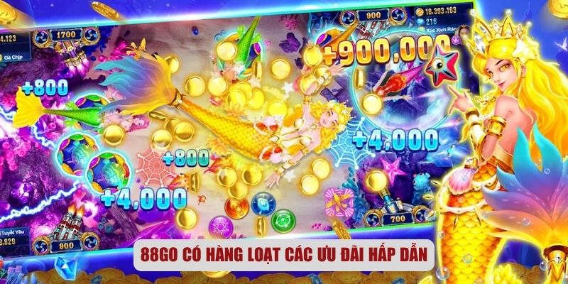88GO có hàng loạt các ưu đãi hấp dẫn