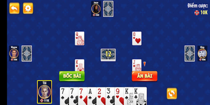 Tham gia chơi Phỏm tại PK14